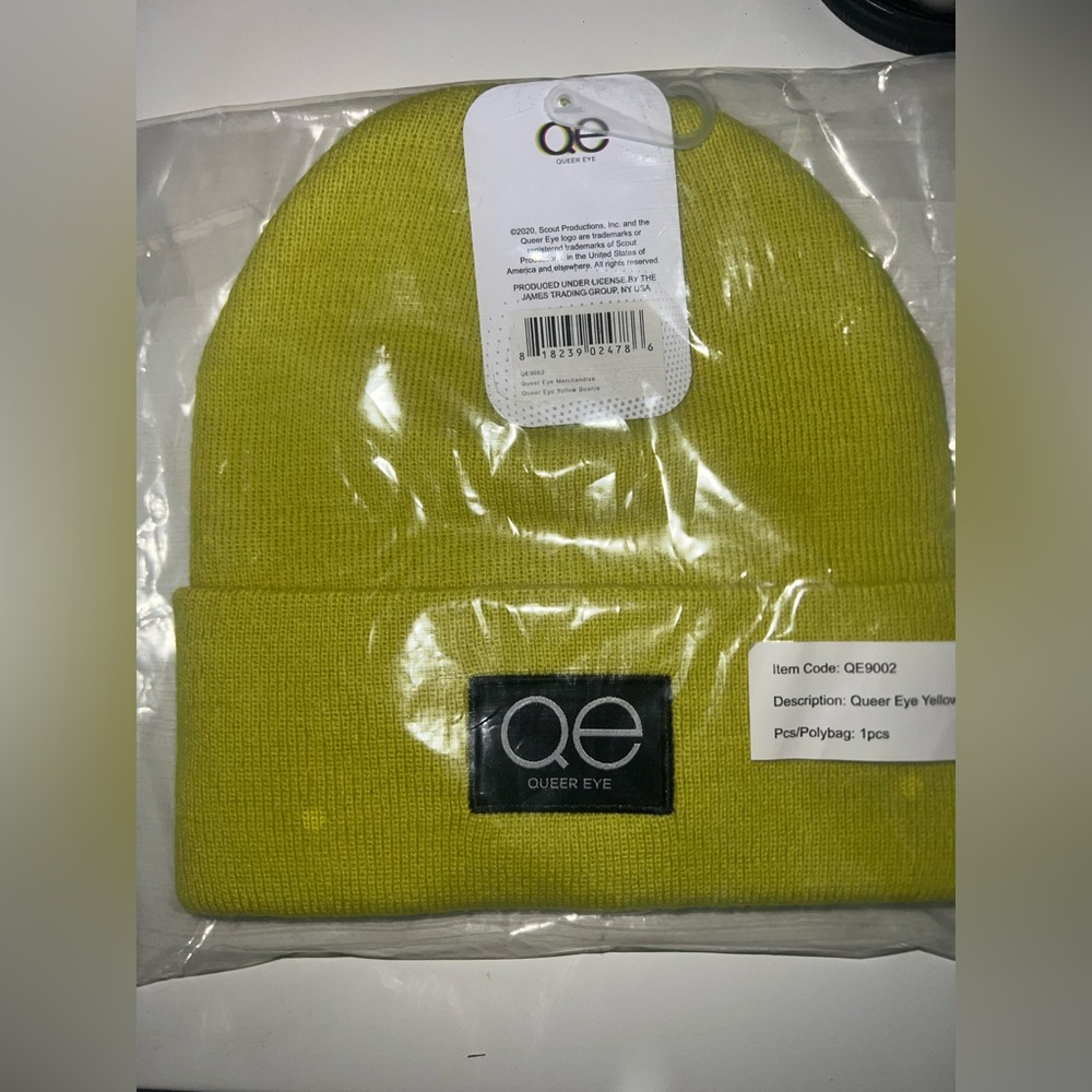 Yellow Knit Beanie